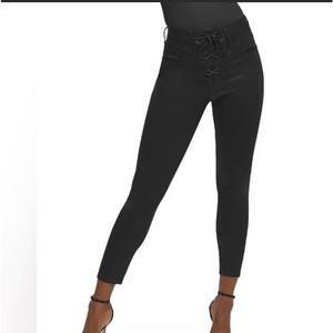 GOOD AMERICAN WOMENS GAP PROOF HIGH RISE DENIM SKINNY JEANS Size 15 NWT